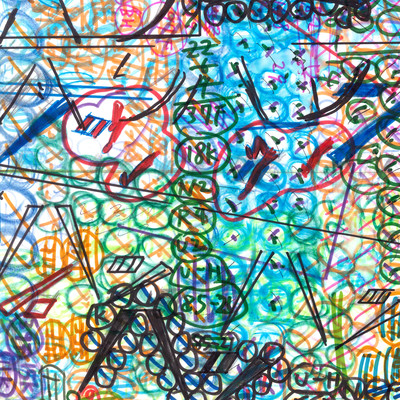 Sam Tiba – 64 AD, 2020. Drawing by Yuichi Yokoyama - © &copy; Land Arts, Yeeooss